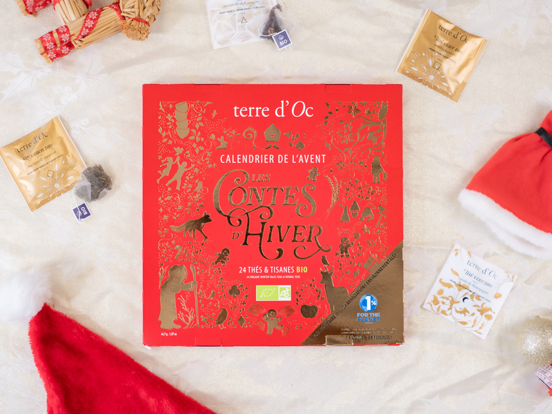Calendrier de l'Avent 24 Thés & Tisanes BIO