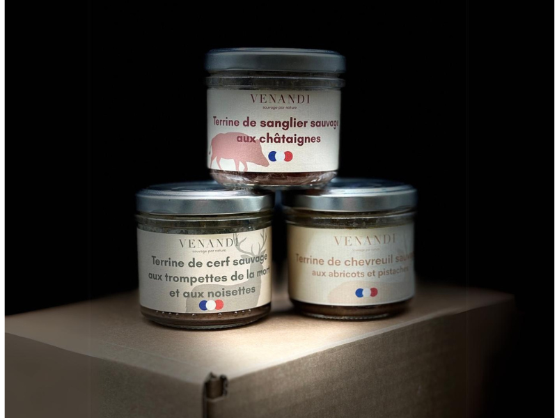 Coffret Trilogie de Terrines de Gibier