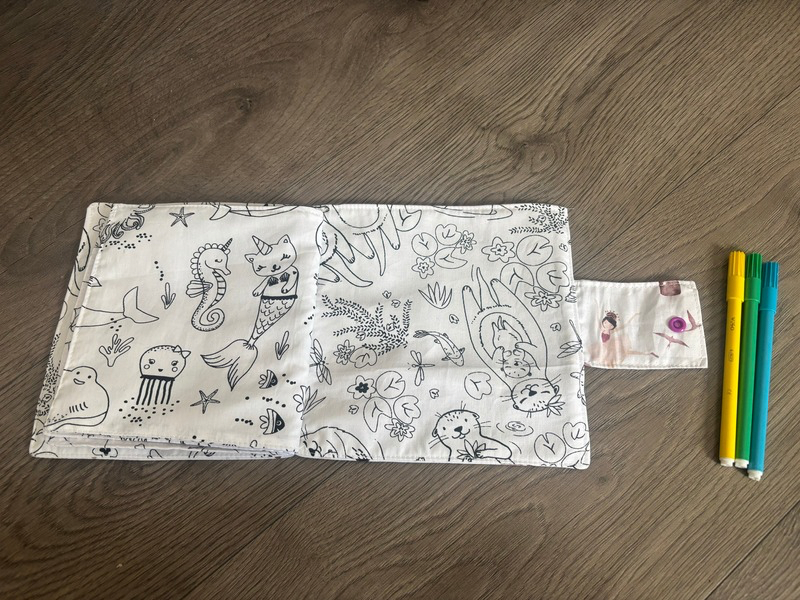 Le cahier de coloriage lavable