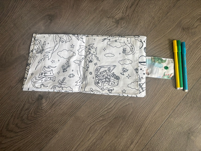 Le cahier de coloriage lavable