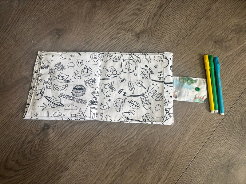 Le cahier de coloriage lavable