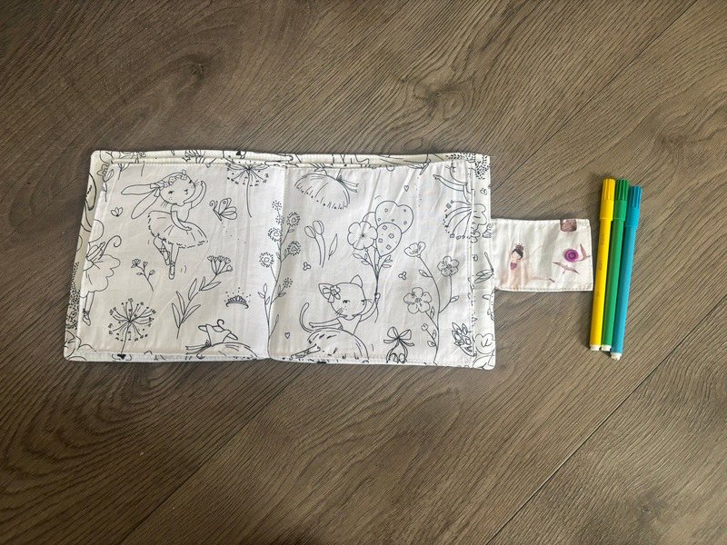 Le cahier de coloriage lavable