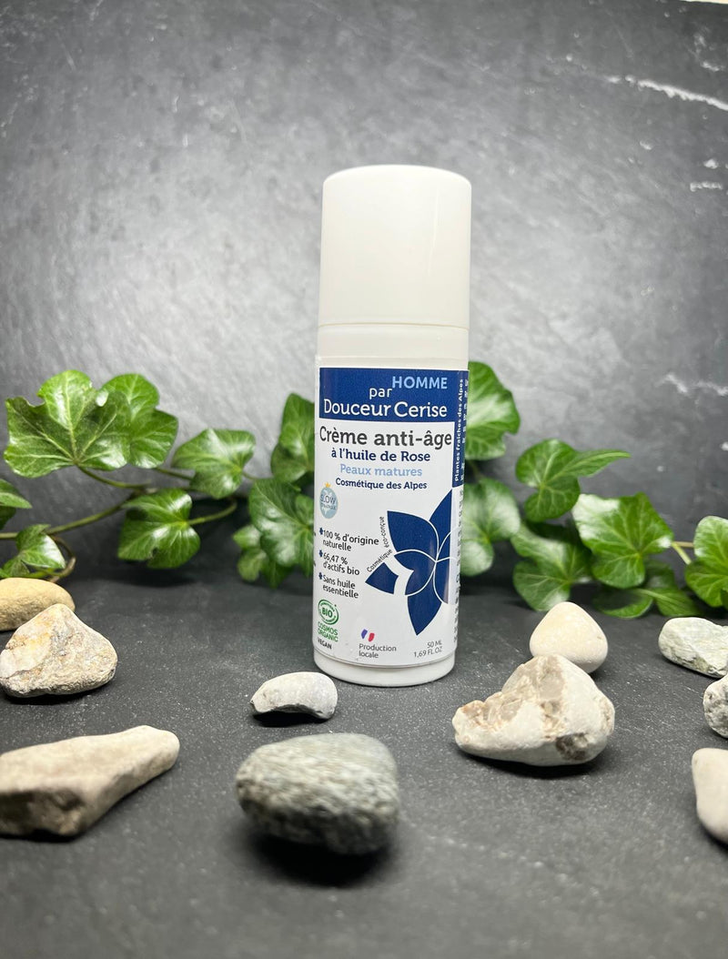 Duo Homme : Crème anti-âge & Huile de Chanvre 30 ml