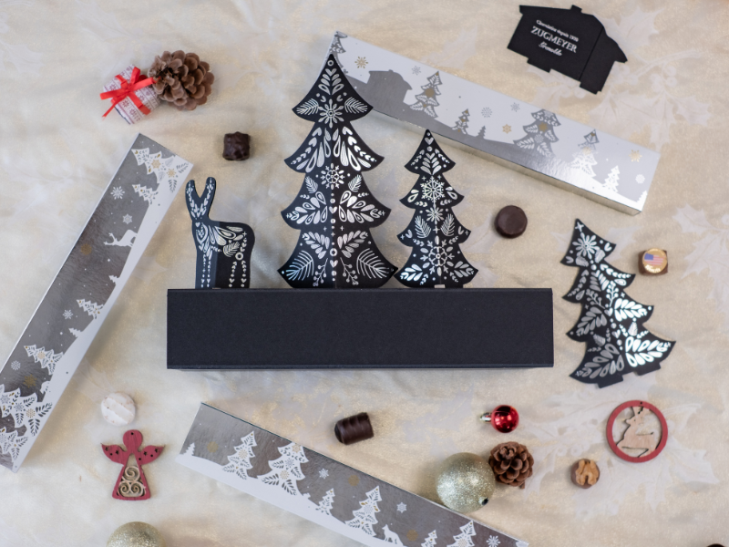 Calendrier de l'Avent Chocolat Neige Scintillante 2025