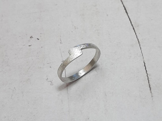 Bague en Argent Massif Sable