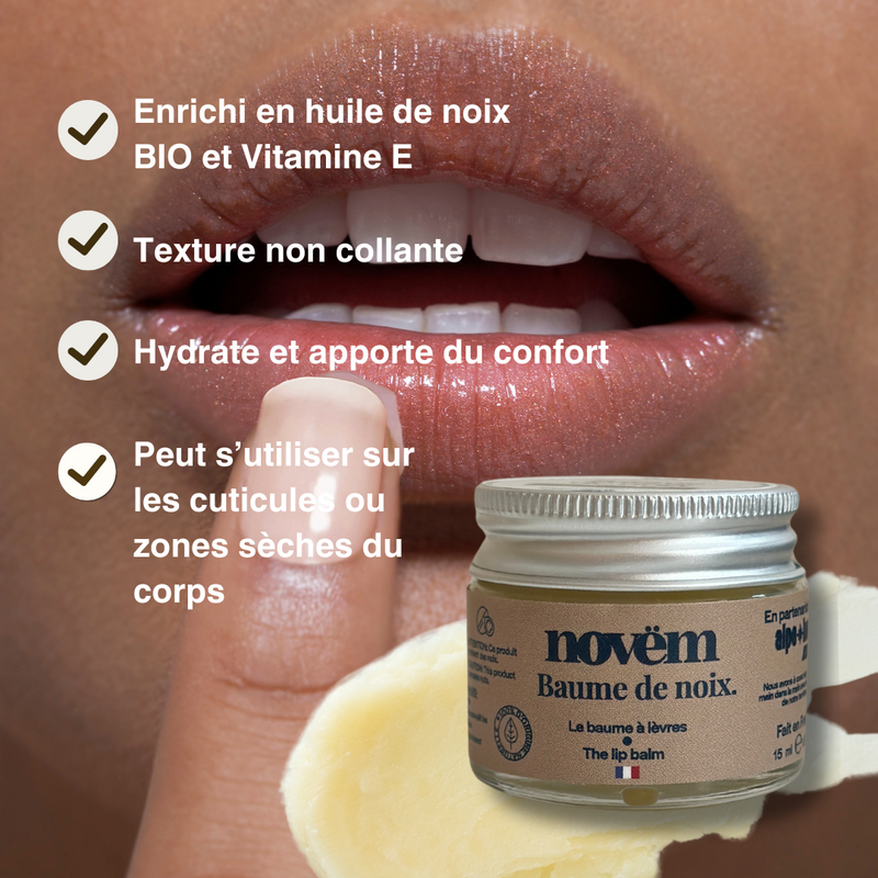 Coffret artisanal savon exfoliant et baumes à lèvres