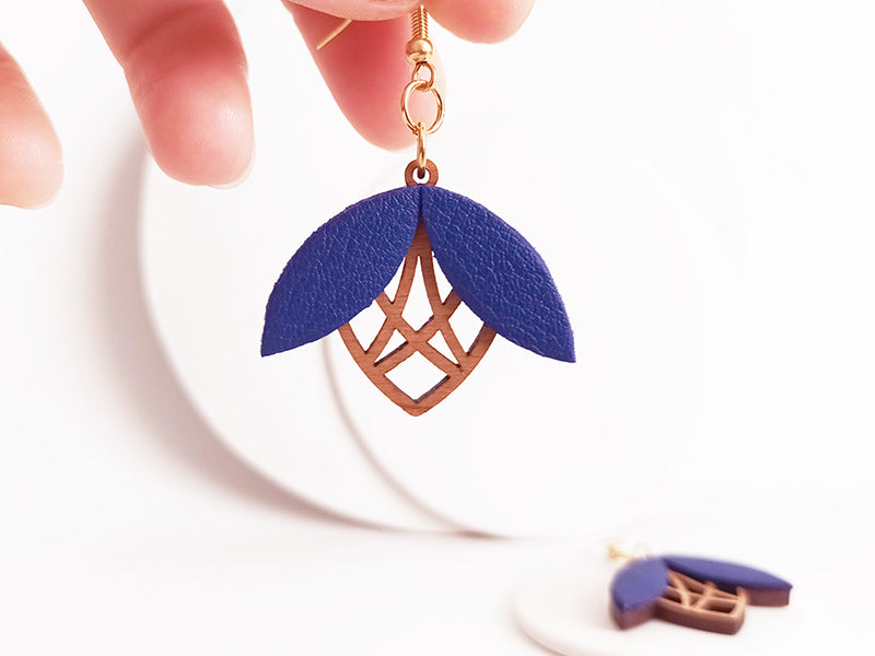 Boucles d'oreilles fleur ELEGANTINE