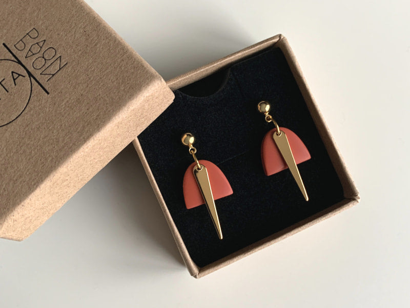 Boucles d'oreilles pointe personnalisables