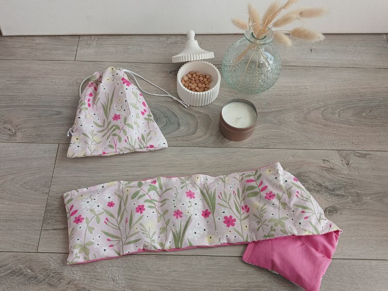 Bouillotte sèche aux noyaux de cerise