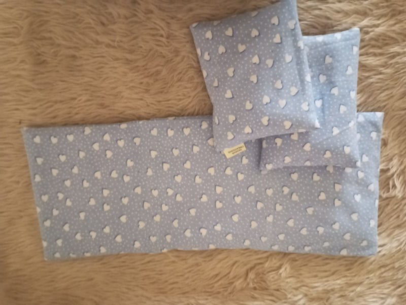 Lot 3 bouillottes seches, un grand modele et 2 petits modeles