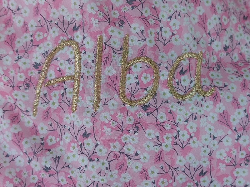 1 SAC POCHON PERSONNALISABLE BRODERIE PRÉNOM