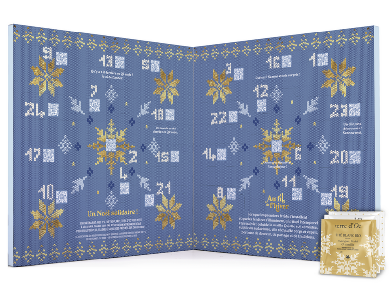 Calendrier de l'Avent Thés & Tisanes BIO 2026