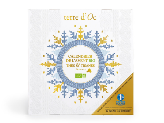 Calendrier de l'Avent Thés & Tisanes BIO 2026