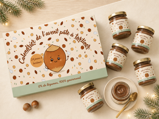 Calendrier de l'Avent Pâte à Tartiner Artisanale 2026