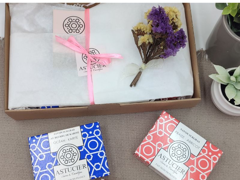 Coffret 3 savons douche, surgras saponifié à froid