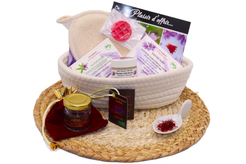 Coffret Les bains de Cléopâtre aux Fleurs de Safran BIO
