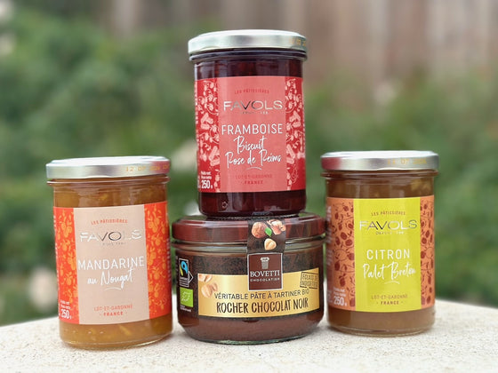 La sélection gourmande : 3 confitures, 1 pâte à tartiner