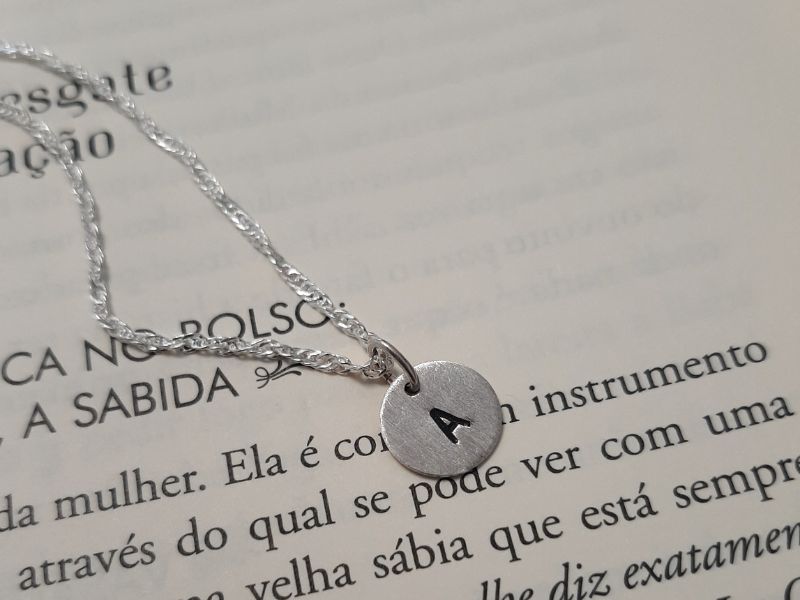 Collier Lettre Personnalisable en Argent 925