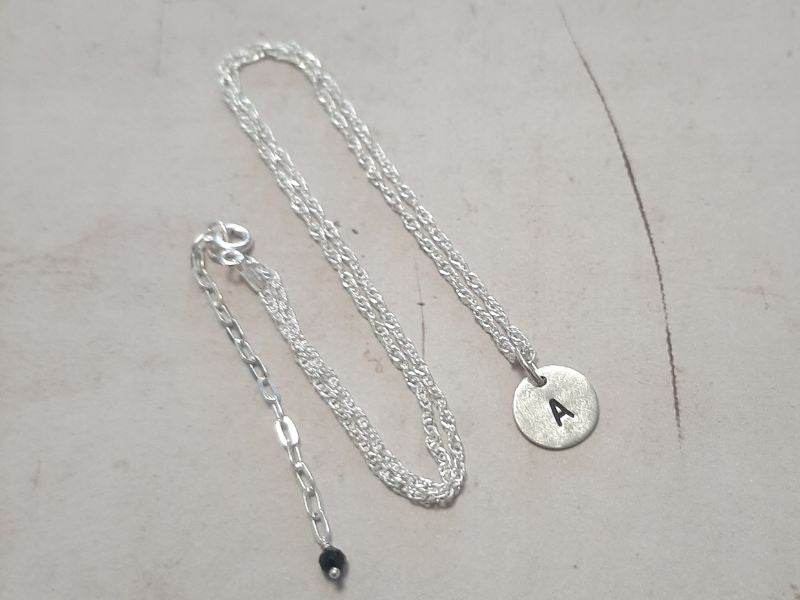 Collier Lettre Personnalisable en Argent 925