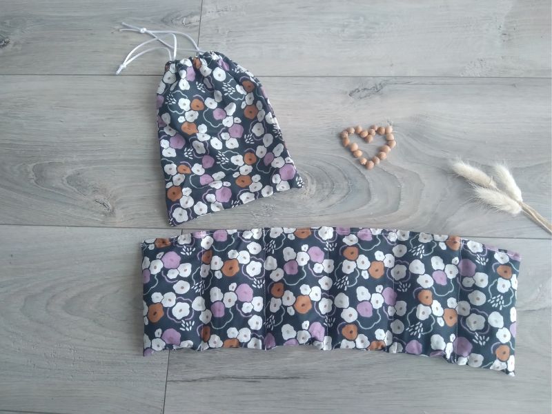 Bouillotte sèche aux noyaux de cerise