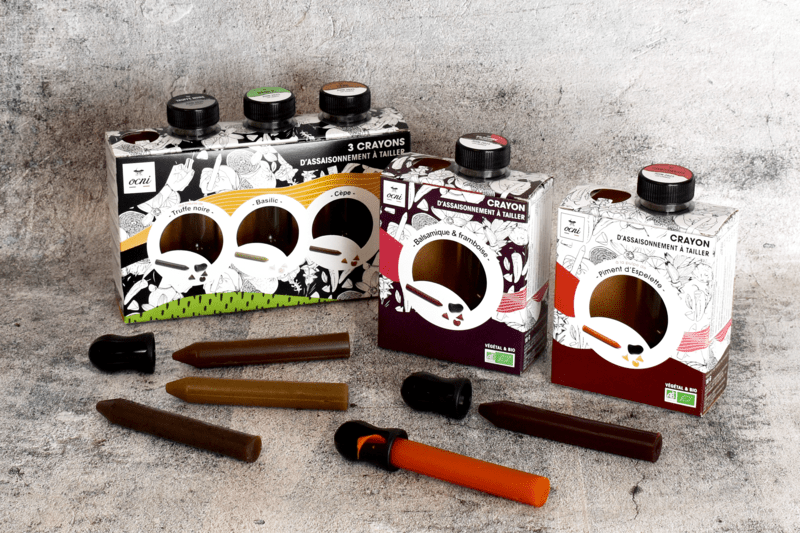 Assaisonnements à tailler 2 coffrets 1 crayon et 1 coffret 3 crayons