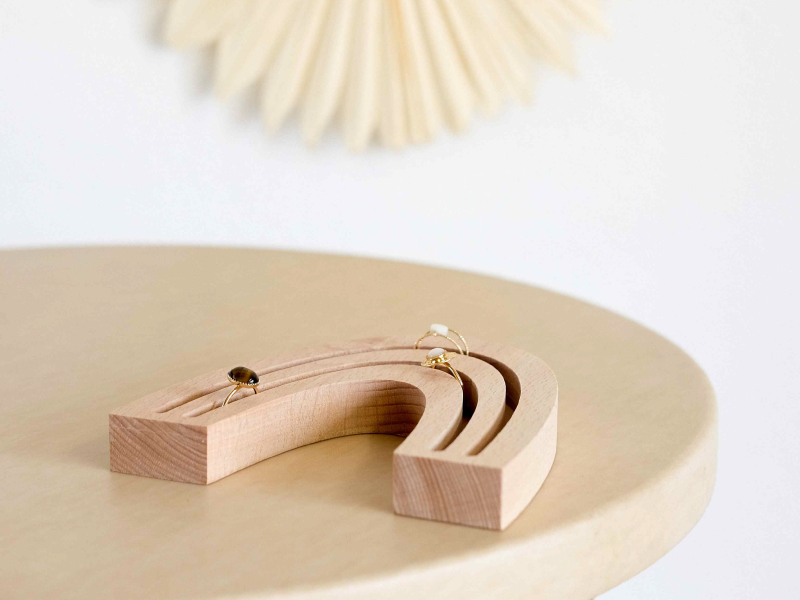 Porte bague Arc en Ciel