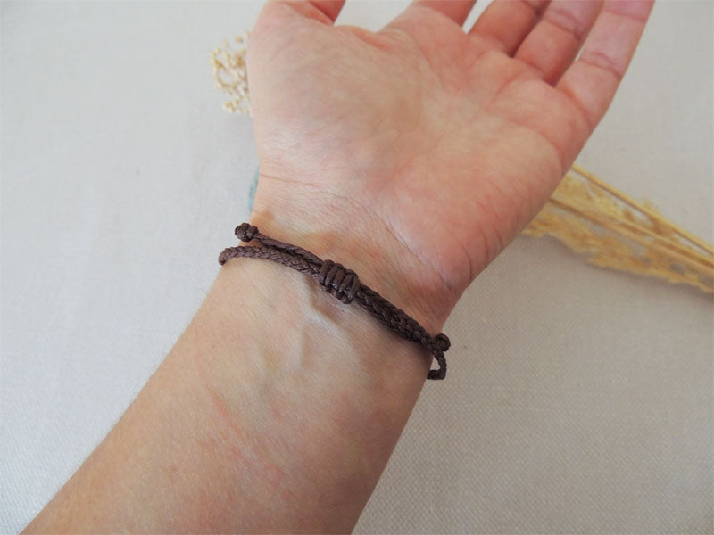 Bracelet Camille en marqueterie bois