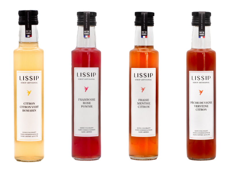 Coffret de 4 sirops artisanaux de 25cL