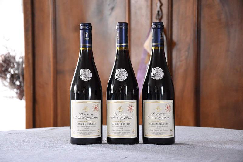 Coffrets vin du beaujolais 3 bouteilles rouge AOP Côte de Brouilly