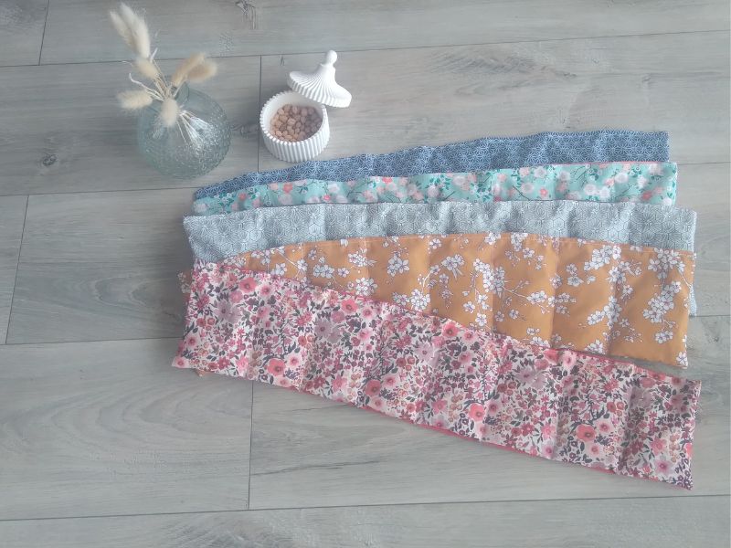 Bouillotte sèche aux noyaux de cerise