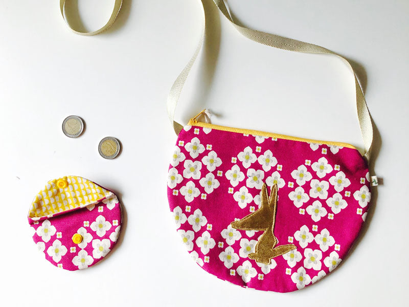 Sac à main enfant et son porte-monnaie assorti