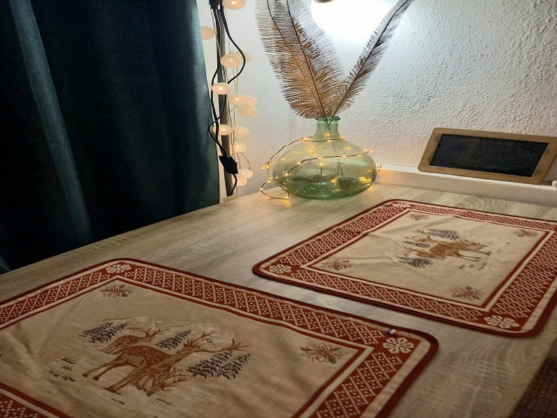 1 ENSEMBLE DE 4 SETS DE TABLE 