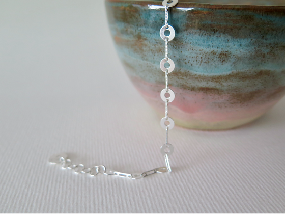 Bracelet chaine ajourée