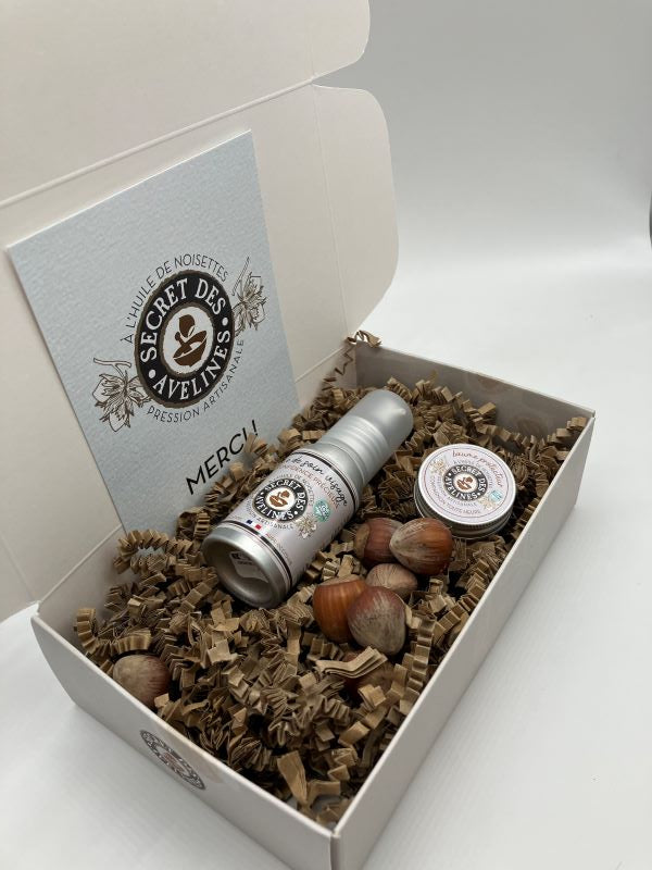 Soins visage à l’huile de noisettes