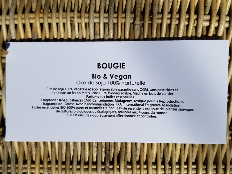 Coffret Bougie 100% naturelle