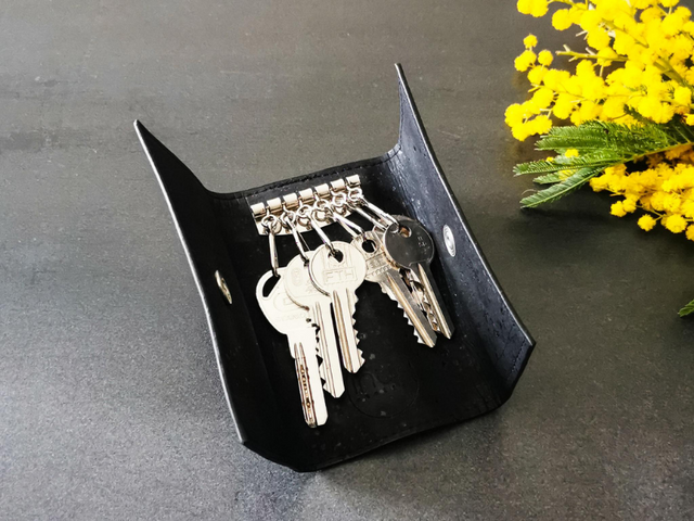Porte-clés vegan en liège