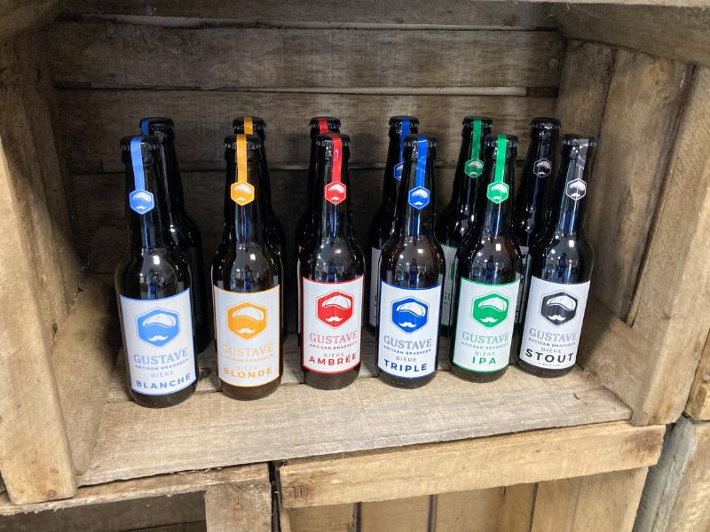 Coffret bière 6 bières de l'Oise Blonde, IPA, Ambrée, Triple, Blanche