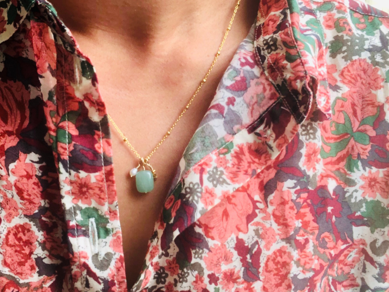 Parure Clara Collier et mini créoles