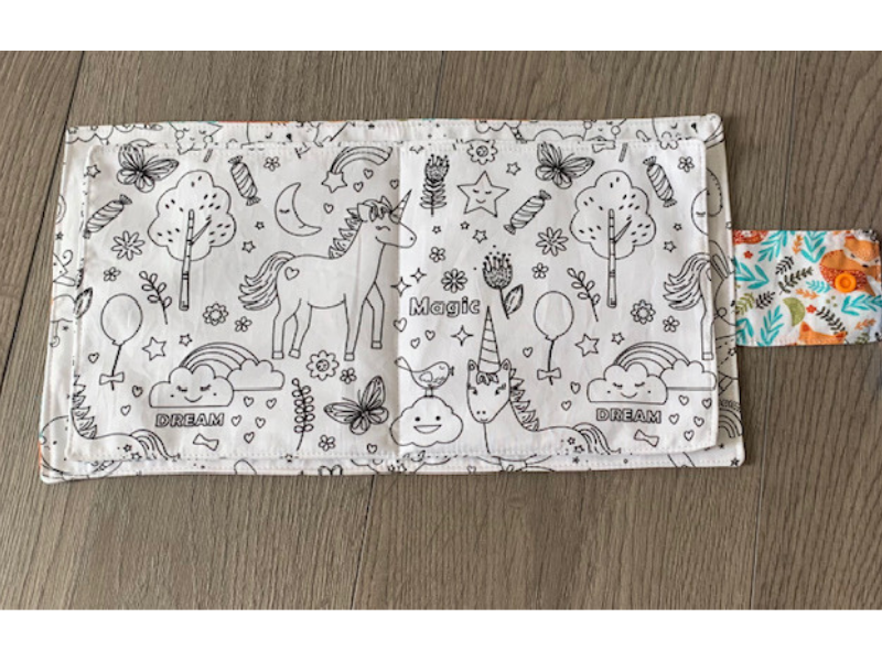 Le cahier de coloriage lavable