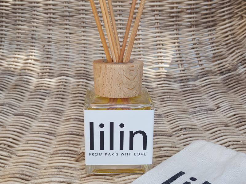 Bougie 100% naturelle et diffuseur à tiges par capillarité