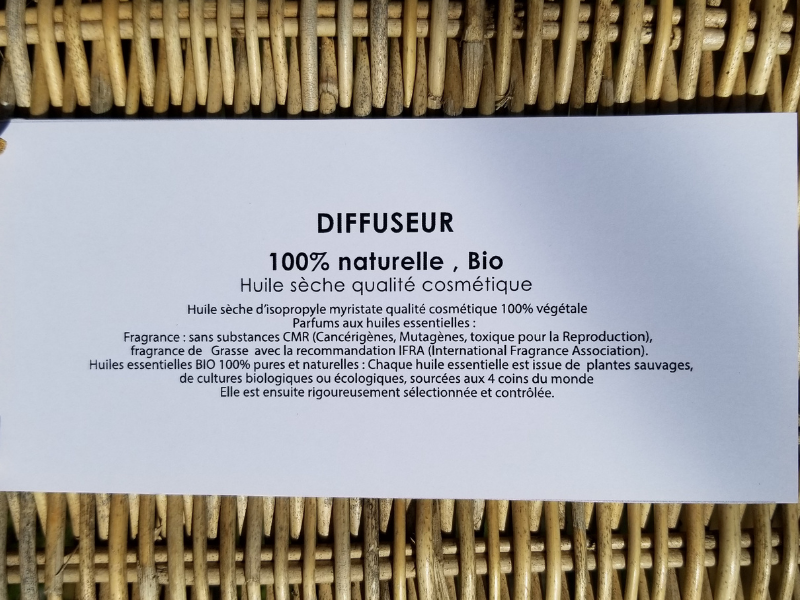Bougie 100% naturelle et diffuseur à tiges par capillarité