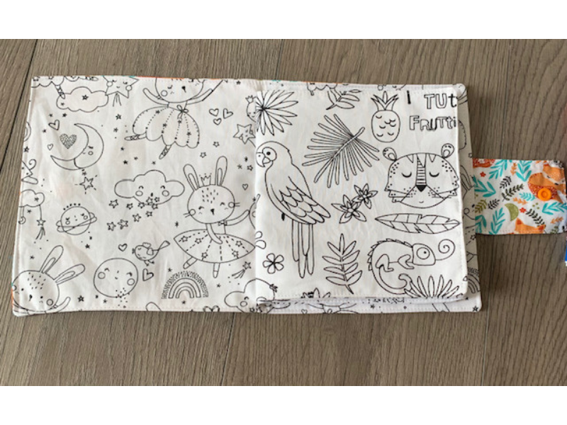 Le cahier de coloriage lavable