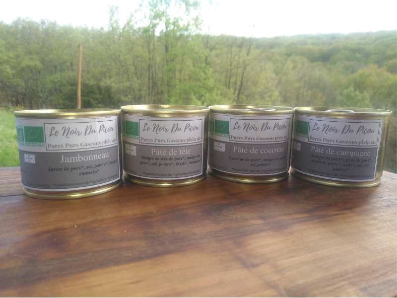 Les classiques pâtés de porc pur gascon