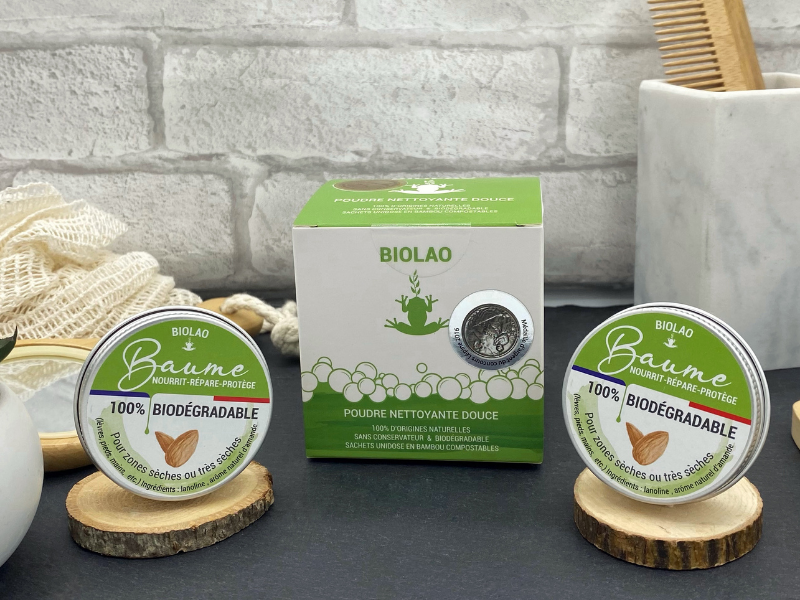 Poudre nettoyante et baume nourrissant
