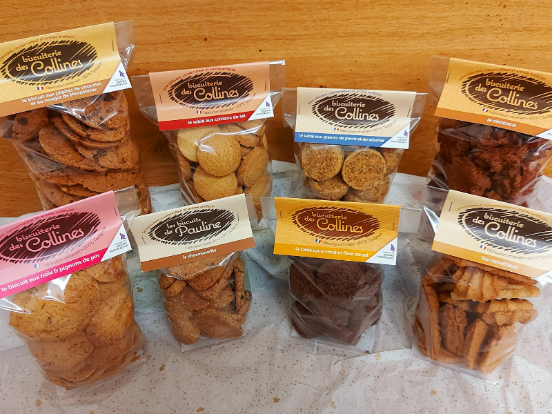 assortiment tres gourmand biscuiterie des collines