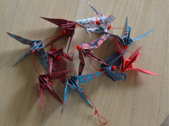 Guirlande origami