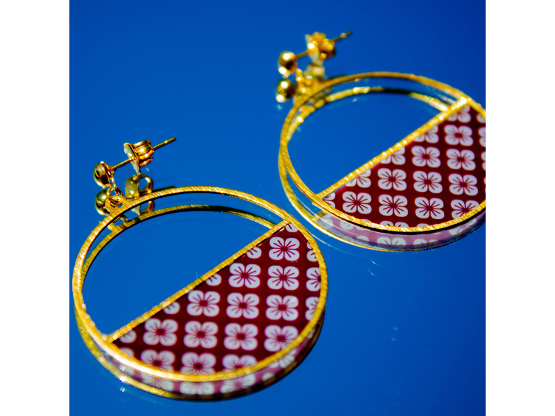 Boucle d'oreille Luna