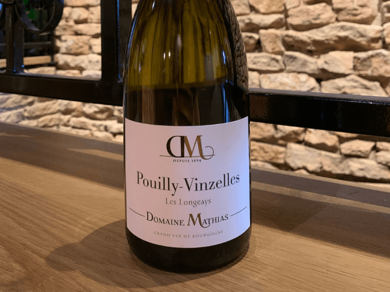 Coffret vin de Bourgogne 1 bouteille de blanc AOC Pouilly-Vinzelles