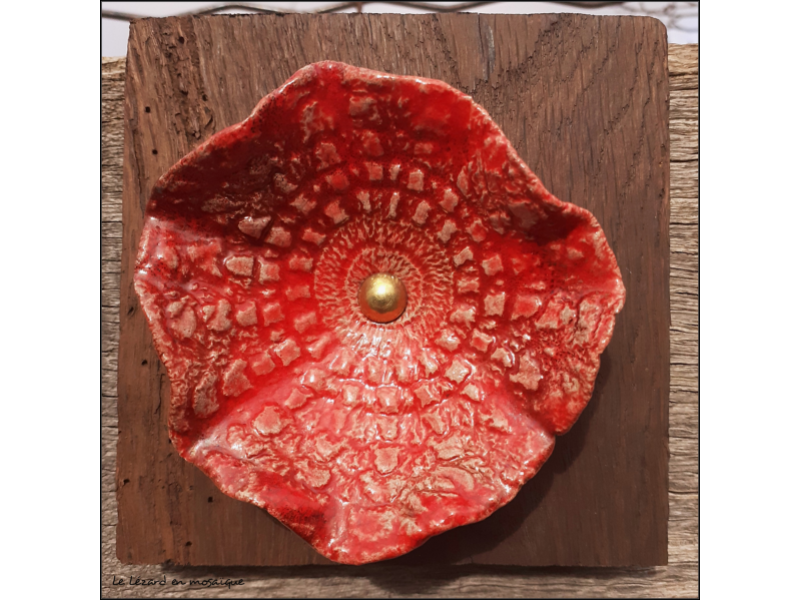 Tableau Le Coquelicot et le Vieux Chêne