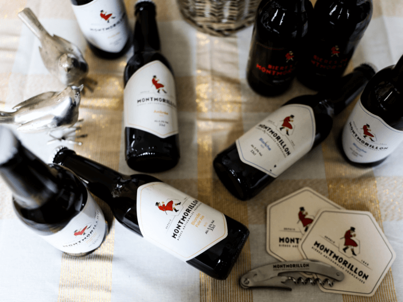 Coffret bière 8 bières du Poitou et sous boc et limonadier Blanche, Blonde Pale Ale, Ambrée, Brune